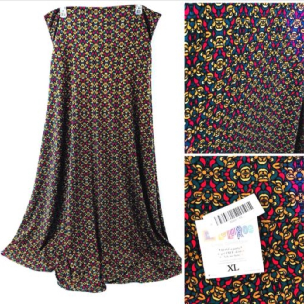 LuLaRoe Maxi Skirt Yoga Waistband
